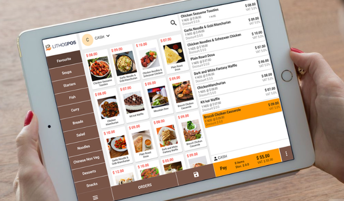 this picture shows iPad POS Systems