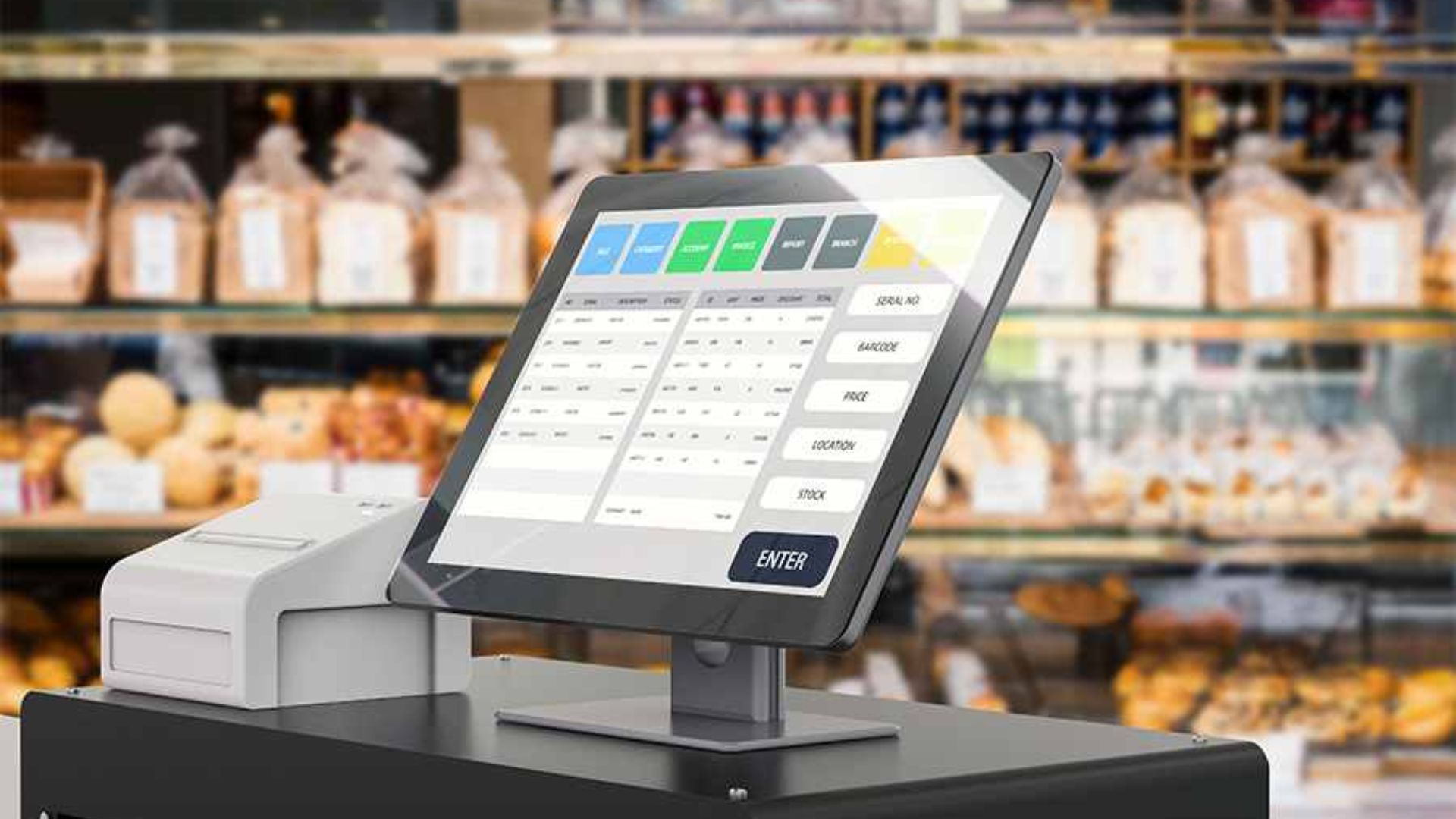 this picture shows POS Systems for Bakeries